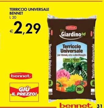 Bennet Terriccio universale bennet offerta