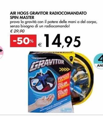 Bennet Air hogs gravitor radiocomandato spin master offerta