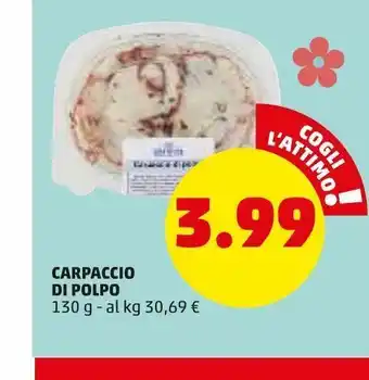 PENNY Carpaccio di polpo 130 g offerta