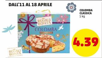 PENNY Colomba classica 1 kg offerta
