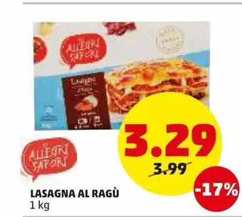 Lasagna al ragù 1 kg