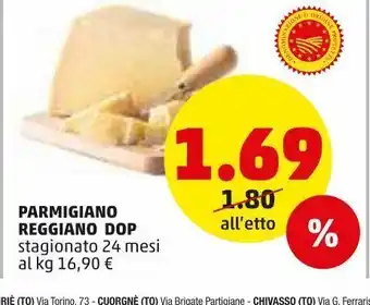 PENNY Parmigiano reggiano dop stagionato 24 mesi offerta