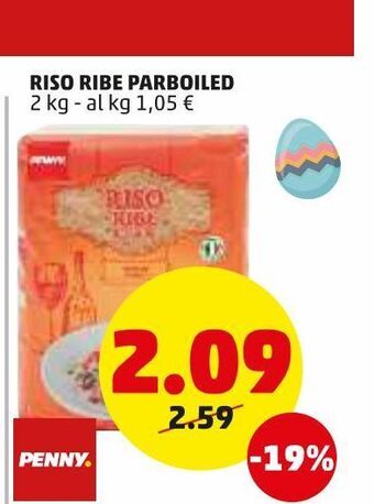 PENNY Riso ribe parboiled 2 kg offerta