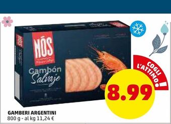 PENNY Gamberi argentini 800 g offerta