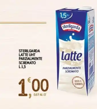 SeBón Supermercati Sterilgarda latte parzialmente scremato offerta