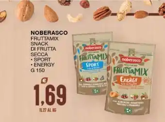 SeBón Supermercati Noberasco frutta mix snacks fi frutta secca offerta