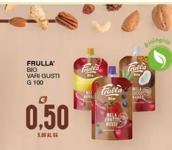 SeBón Supermercati Frulla bio vari gusti g100 offerta