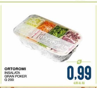 SeBón Supermercati Ortoromi insalata gran poker g 200 offerta