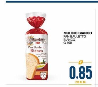 SeBón Supermercati Mulino bianco pan bauletto bianco g 400 offerta