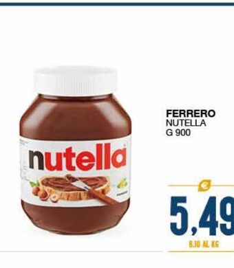 SeBón Supermercati Ferrero nutella g 900 offerta