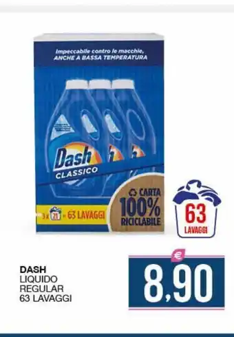 SeBón Supermercati Dash liquido regular 63 lavaggi offerta