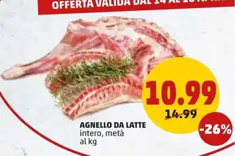 PENNY Agnello da latte offerta