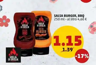 PENNY Salsa burger, bbq offerta