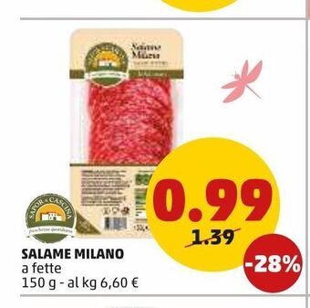PENNY Salame milano offerta