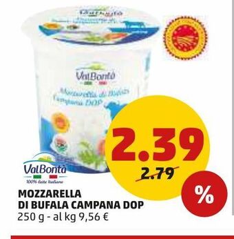 PENNY Mozzarella di bufala campana dop offerta