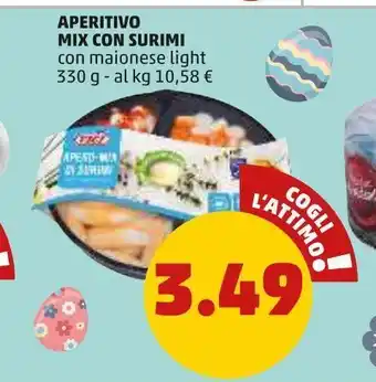 PENNY Aperitivo mix con surimi offerta