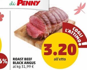 PENNY Roast beef black angus offerta