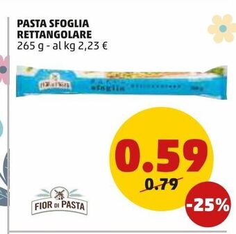 PENNY Pasta sfoglia rettangolare offerta