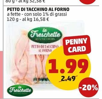 PENNY Petto di tacchino al forno offerta
