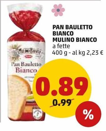 PENNY Pan bauletto bianco mulino bianco offerta