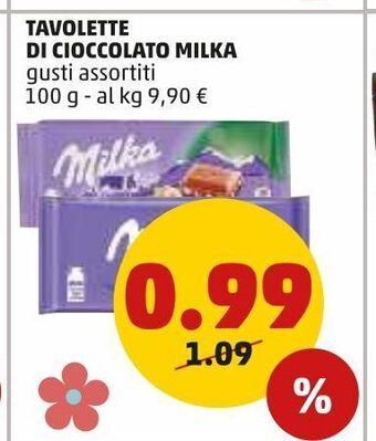 PENNY Tavolette di cioccolato milka offerta