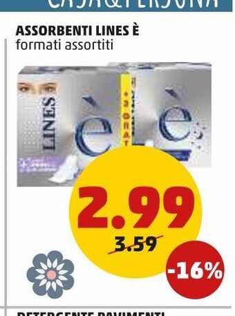 PENNY Assorbenti lines e' offerta