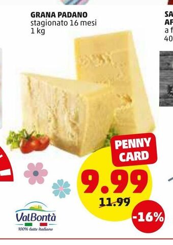 PENNY Grana padano offerta