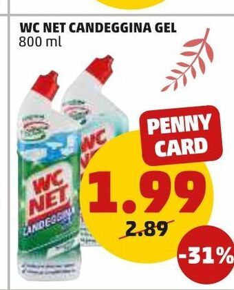 PENNY Wc net candeggina gel offerta