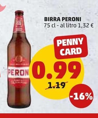 PENNY Birra peroni offerta