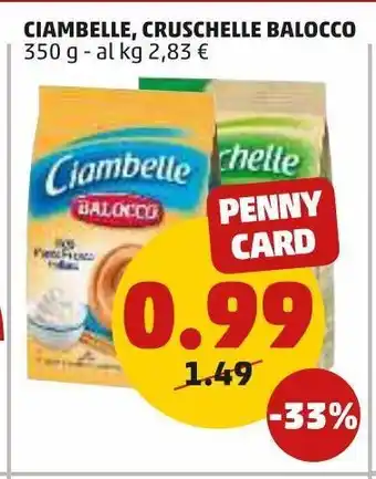 PENNY Ciambelle, cruschette balocco offerta