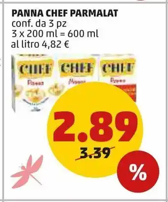 PENNY Panna chef parmalat offerta