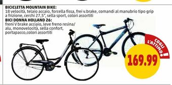 PENNY Bicicletta mountain bike offerta