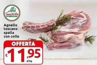 Agnello toscano spalla con collo