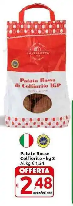 Carrefour Express Patate Rosse Colfiorito 2 kg offerta