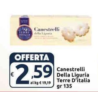 Carrefour Express Terre D'italia Canestrelli Della Liguria 135 gr offerta
