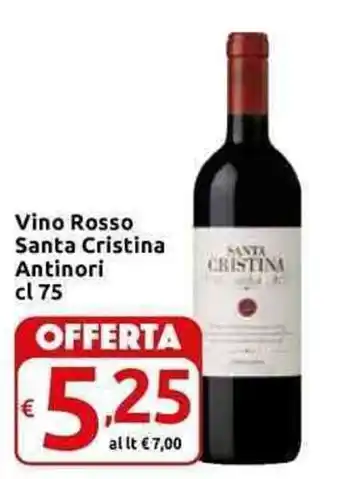 Carrefour Express Santa Cristina Vino Rosso Antinori 75 cl offerta