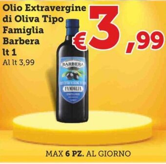 Barbera Olio Extravergine di Oliva Tipo Famiglia 1 lt