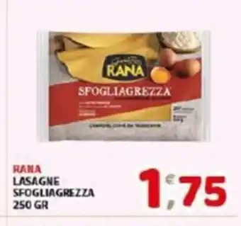 Mio Market Rana Lasagne Sfogliagrezza 250gr offerta