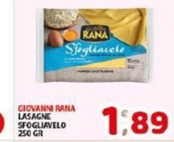 Mio Market Giovanni Rana Lasagne Sfogliavelo 250 gr offerta