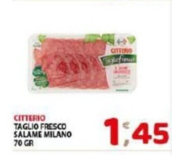 Mio Market Citterio Taglio Fresco Salame Milano 70 gr offerta