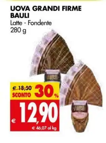 Tigros Uova Grandi Firme Bauli 280g offerta