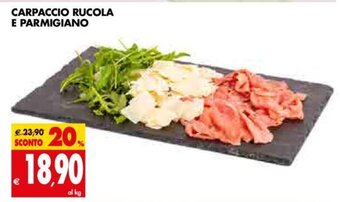 Carpaccio Rucola E Parmigiano