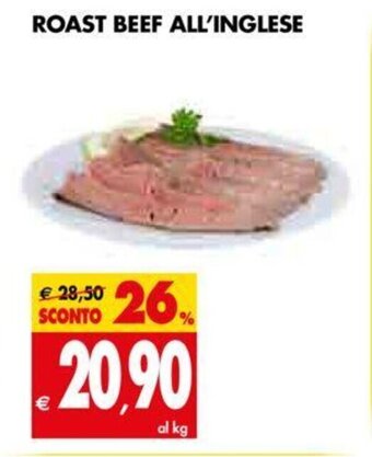 Tigros Roast Beef All'inglese offerta