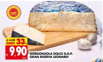 Tigros Gorgonzola Dolce D.O.P. Gran Riserva Leonardi offerta
