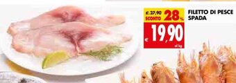 Tigros Filetto Di Pesce Spada offerta