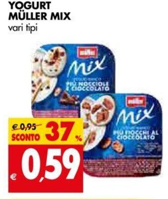 Tigros Yogurt Múller mix vari tipi offerta