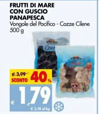 Tigros Frutti Di Mare Con Guscio Panapesca 500g offerta
