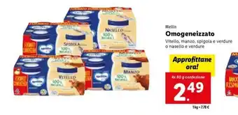 Mellin Omogeneizzato 4x 80 g