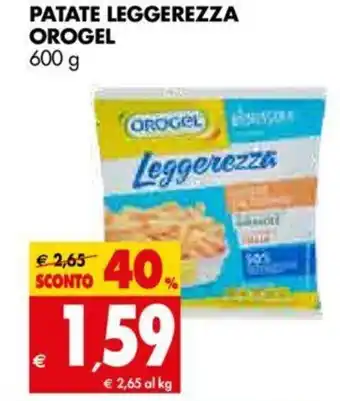 Tigros Patate Leggerezza Orogel 600g offerta