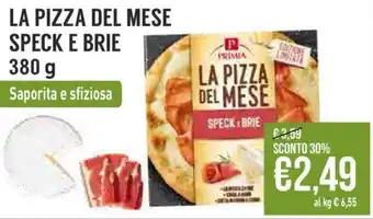 Tigros La Pizza Del Mese Speck E Brie 380g offerta